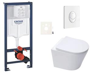 Závěsný WC set do lehkých stěn / předstěnová montáž SAT Infinitio SIKOGRSIN10SASH0