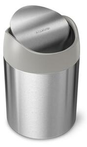 Odpadkový koš volně stojící Simplehuman Mini bin 1,5 l Kartáčovaná nerez ocel mat SHCW2084