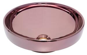 Umyvadlo na desku VitrA Water Jewels 40x40 cm měď bez otvoru pro baterii 4334-073-0016