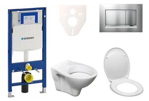 Cenově zvýhodněný závěsný WC set Geberit do lehkých stěn / předstěnová montáž + WC Ceramia S-Line Pro 111.300.00.5ND7