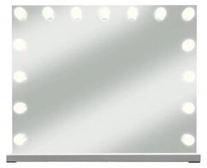 Soulima 26129 Kosmetické zrcadlo s osvětlením 15 LED, 58 x 46 cm