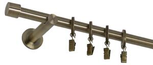 URBÁNEK Garnýže kovové GE pr.16 mm antická mosaz Válec - 120 cm, tichý plochý