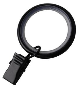 URBÁNEK Kroužek se žabkou pro tyč pr.19 mm tichý - Černá