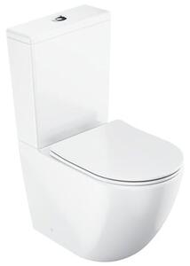 Wc s prkénkem softclose kombinovaný Ravak Optima vario odpad X01870