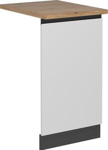 Čelní panel myčky Vicco R-Line Bílá 45 cm , PD Dub, Model 55113