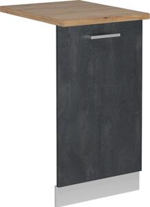 Čelní panel myčky Vicco R-Line Černý beton 45 cm , PD Dub, Model 55089