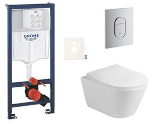 Závěsný WC set do lehkých stěn / předstěnová montáž Glacera Ava SIKOGRSAVAA