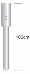 URBÁNEK Stropní nosič kolejnice AL410 100 cm - Bílá