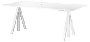STRING Polohovací pracovní stůl Works, White, 120 x 78 cm