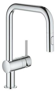Dřezová baterie GROHE Minta s vytahovací sprškou chrom 32322002