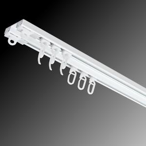 URBÁNEK Záclonové kolejnice AL092 - 66,4 cm, Standard + šnek