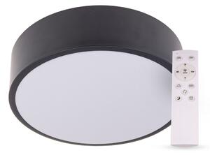 T-LED SMART TUYA Černé LED stropní svítidlo kulaté 400mm 36W CCT s DO 105462