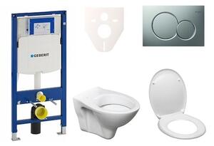 Cenově zvýhodněný závěsný WC set Geberit do lehkých stěn / předstěnová montáž + WC Ceramia S-Line Pro 111.300.00.5ND3