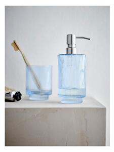 Modrý skleněný dávkovač mýdla 400 ml Clarity – Södahl