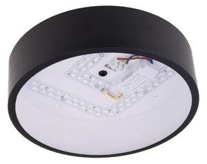 T-LED SMART TUYA Černé LED stropní svítidlo kulaté 300mm 24W CCT s DO 105460