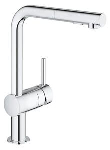 Dřezová baterie GROHE Minta s vytahovací sprškou chrom 30274000
