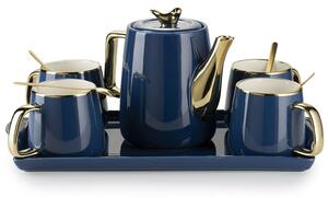 Čajový/kávový set Noah Navy Gold