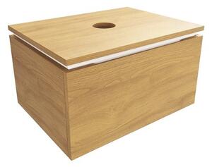 Koupelnová skříňka s krycí deskou SAT Feel 60x30x46 cm medový dub mat SATFEEL60DMD