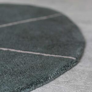 Zelený vlněný koberec 120x154 cm Shape – Mette Ditmer Denmark