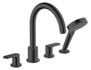 Vanová baterie Hansgrohe Vernis Blend se sprchovým setem černý mat 71456670