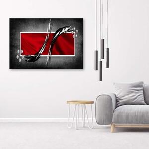 Obraz na plátně Červená abstrakce - 60x40 cm