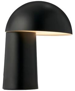 Nordlux Černá kovová nabíjecí stolní LED lampa Faye