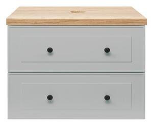 Koupelnová skříňka s umyvadlem Naturel Forli 100x53x46 cm šedá mat FORLI100GMD