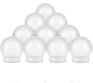 Kosmetické zrcátko s LED osvětlením Kosmetické Make-Up zrcátko s dotykovým ovládáním intenzity osvětlení 3 barvy světla Retoo