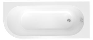 Asymetrická vana Laguna Rajka 170x72,5 cm akrylát pravá SIKOVRAJ170P
