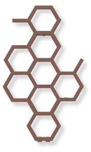 Terma Hex 821x486 vodní radiátor Bright Copper ZX