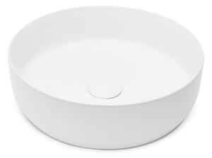 Umyvadlo na desku SAT Infinitio 39x39 cm mat bez otvoru pro baterii SATINF3939M