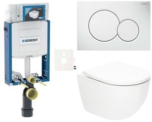 Závěsný WC set Geberit k zazdění SAT Fusion SIKOGZTORFUS01