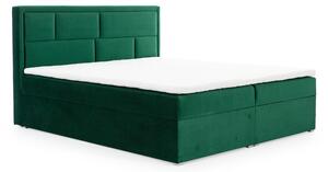 Boxspring postel 180 cm Menera (zelená). Akce -14%