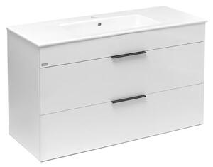 Koupelnová skříňka s umyvadlem Jika Plan 100x44,1x62,2 cm bílá H4536521763001