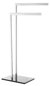 Držák ručníků Optima Glass chrom/černá GLASDRZRUC