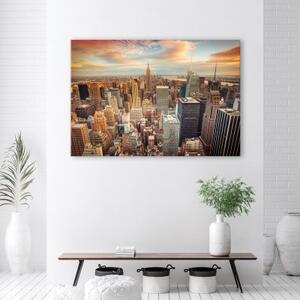 Obraz na plátně, Panorama New York City - 60x40 cm