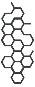 Terma24 Hex 1220x486 vodní radiátor RAL 9005 MATT pololesk ZX