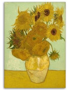 Obraz na plátně REPRODUKCE Slunečnice - V. van Gogh - 40x60 cm