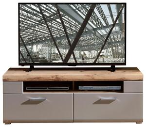 KOMODA POD TELEVIZI, šedá, barvy dubu, 140/51/47 cm Hom`in - TV stolky & komody pod TV