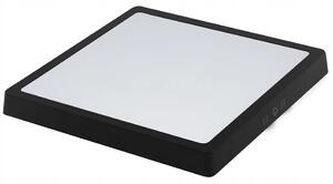 LEDLIGHT 2601 Stropní LED svítidlo 24 W, 2200lm, 3000K (teplá bílá), 29 x 29 cm černá