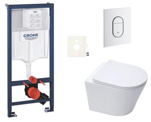Závěsný WC set do lehkých stěn / předstěnová montáž SAT Infinitio SIKOGRSIN10ASH0