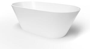 Volně stojící vana SAT 162x78,6 cm litý mramor SATMRB160