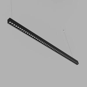 LI-EX Kancelářská LED závěsná lampa Remote 130cm černá