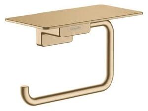 Držák toaletního papíru Hansgrohe AddStoris kartáčovaný bronz 41772140