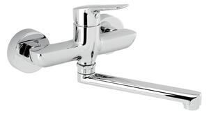 Dřezová - umyvadlová baterie Novaservis Metalia 54 s otočným ramínkem 150 mm chrom 54076,0