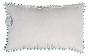 Bílý dekorační polštář 50x33 cm Pom Pom – Rex London