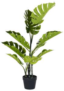 Umělá rostlina MONSTERA PLANT 94 cm Zelená