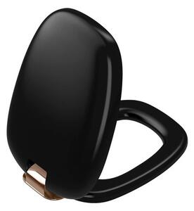 WC prkénko VitrA Plural duroplast černá matná 126-083-029