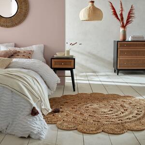 Jutový kulatý koberec v přírodní barvě ø 150 cm Eden – Flair Rugs
