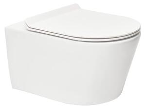 WC závěsné SAT Brevis včetně prkénka softclose, zadní odpad SATBRE011RREXP